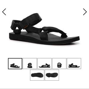 Men’s Original Teva’s in Black (NWT) Size 10